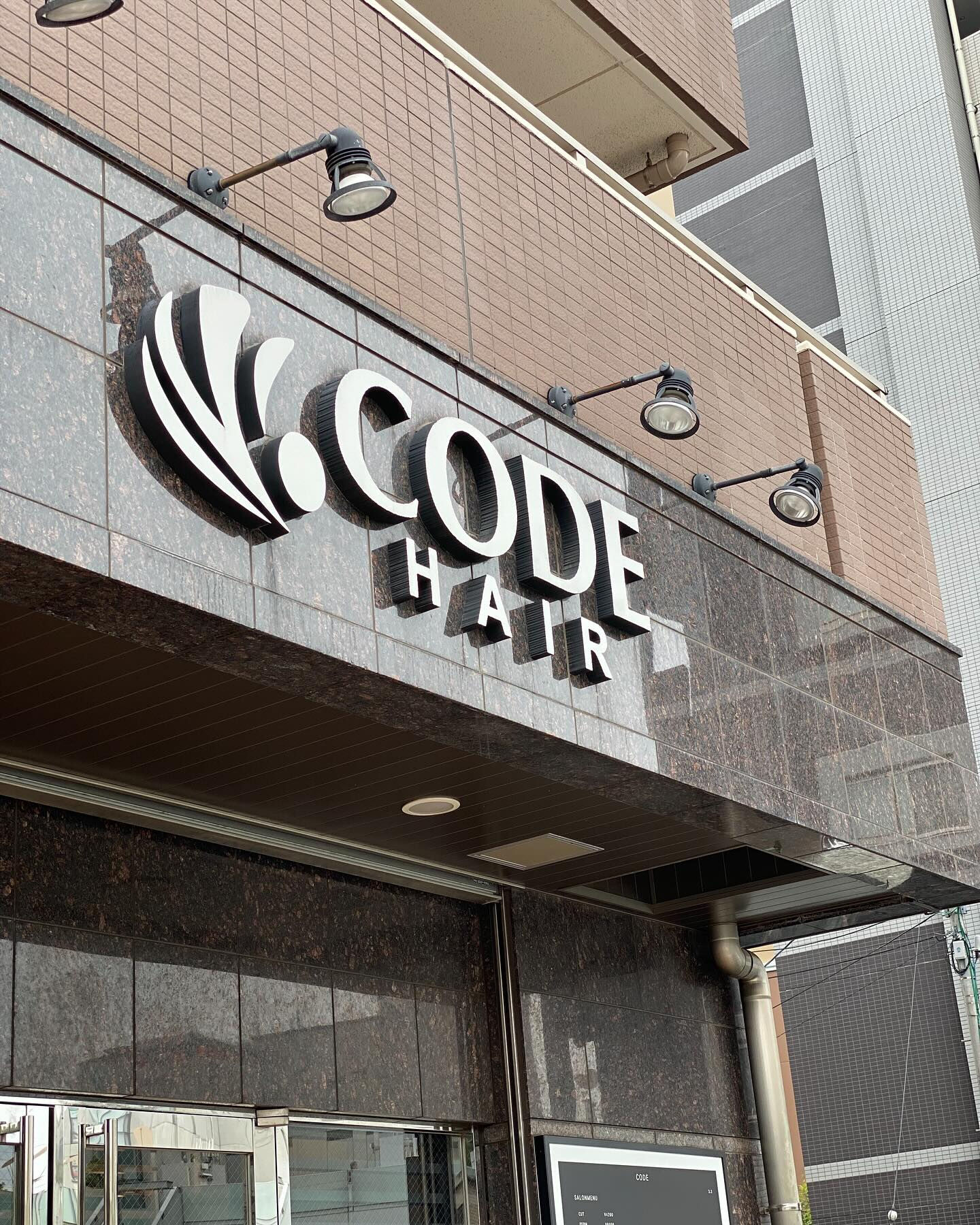 当店近くの美容室『CODE HAIR』さんに
